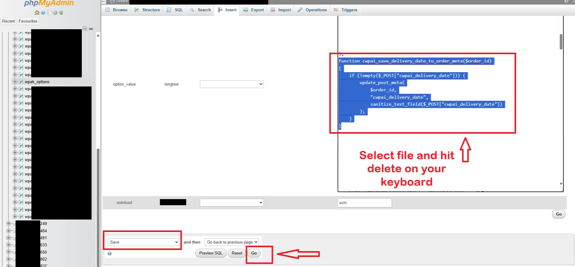 10 Find and delete code