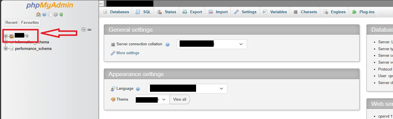 5 Locate your hosting name