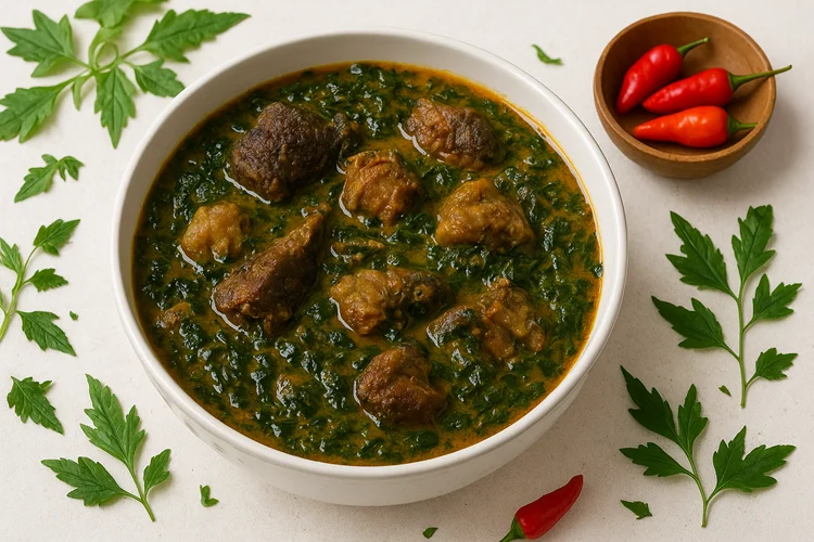 palm fruit juice for Bitterleaf soup 2 - 