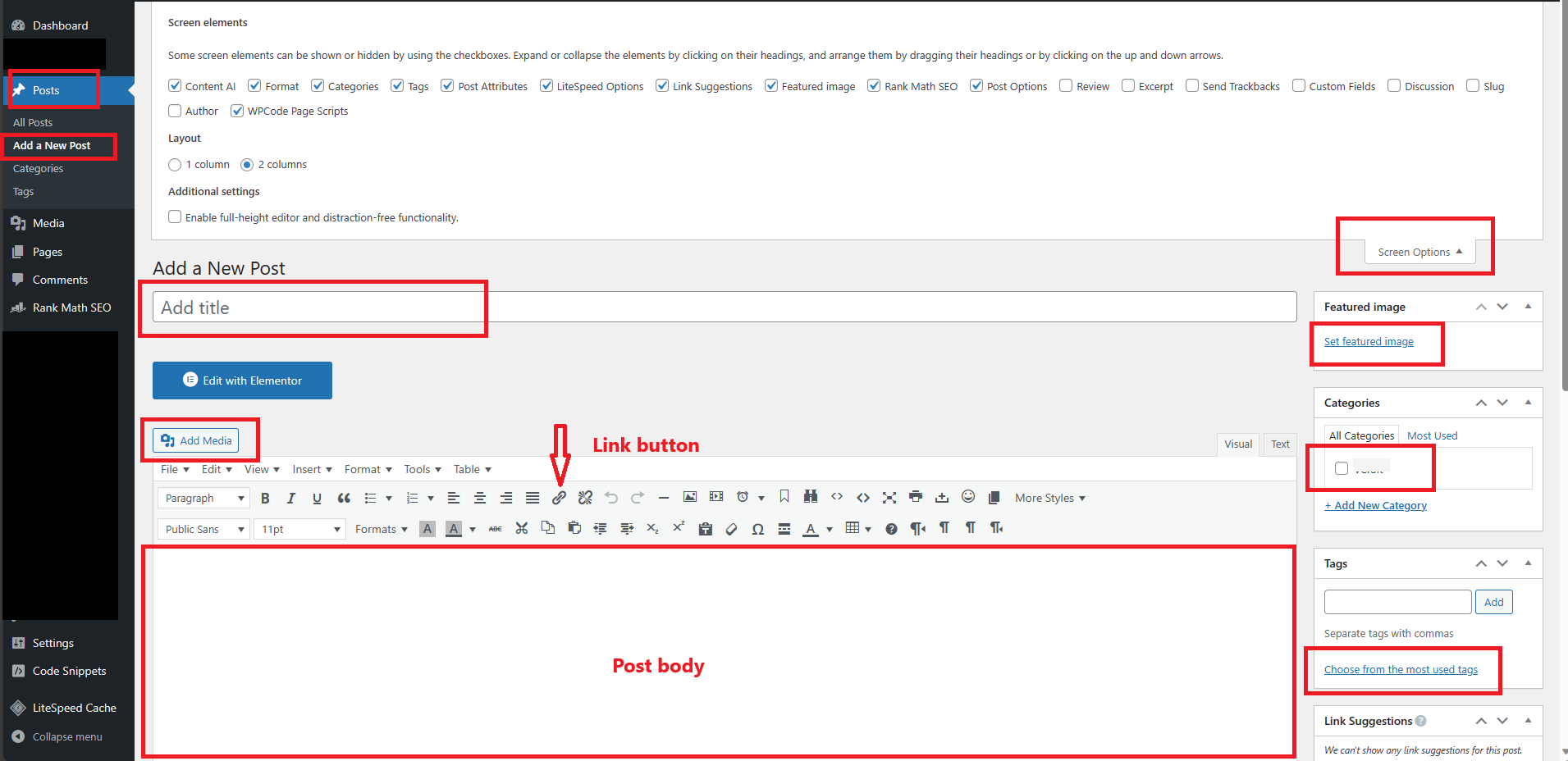 Creating Your First Blog Post 1