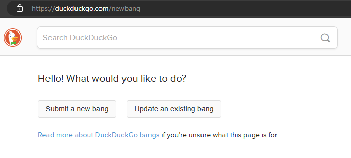 DuckDuck Go Search 1