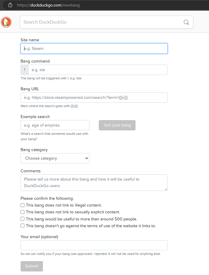DuckDuck Go Search 2