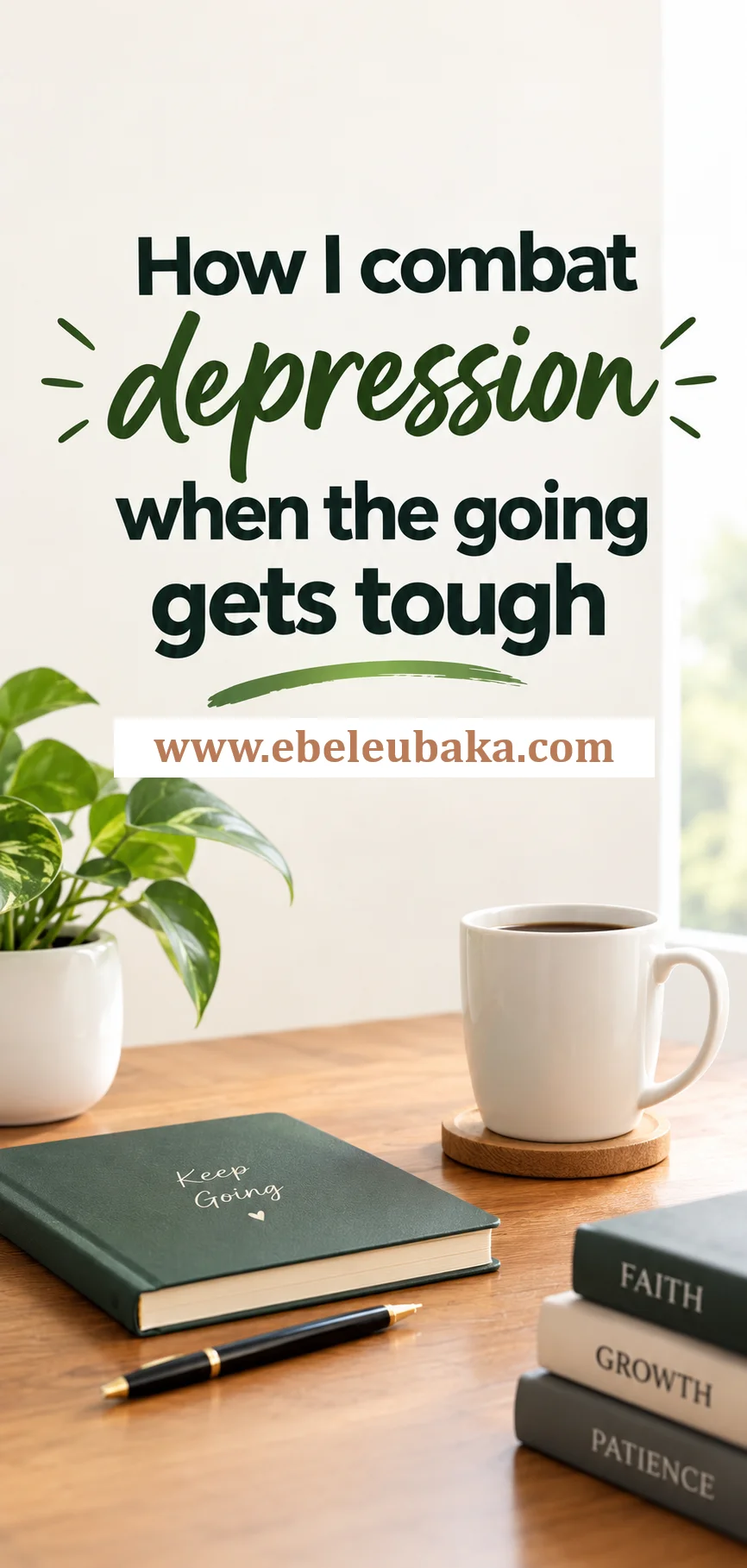 How I combat depression when the going gets tough