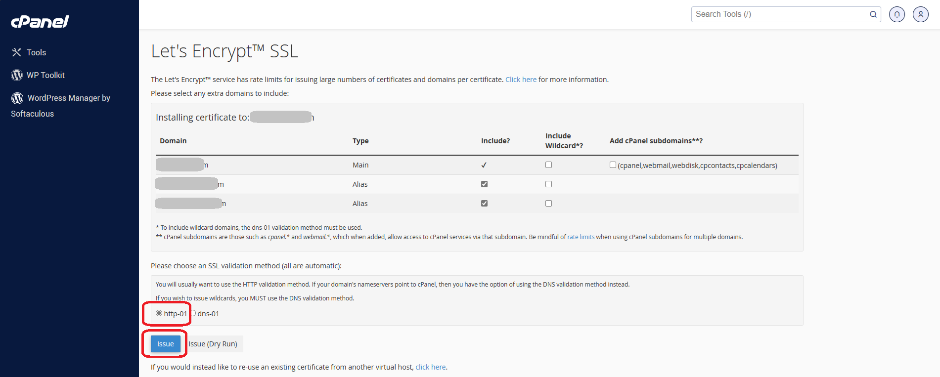 Add an SSL Certificate to your hosting on DomainKing 3