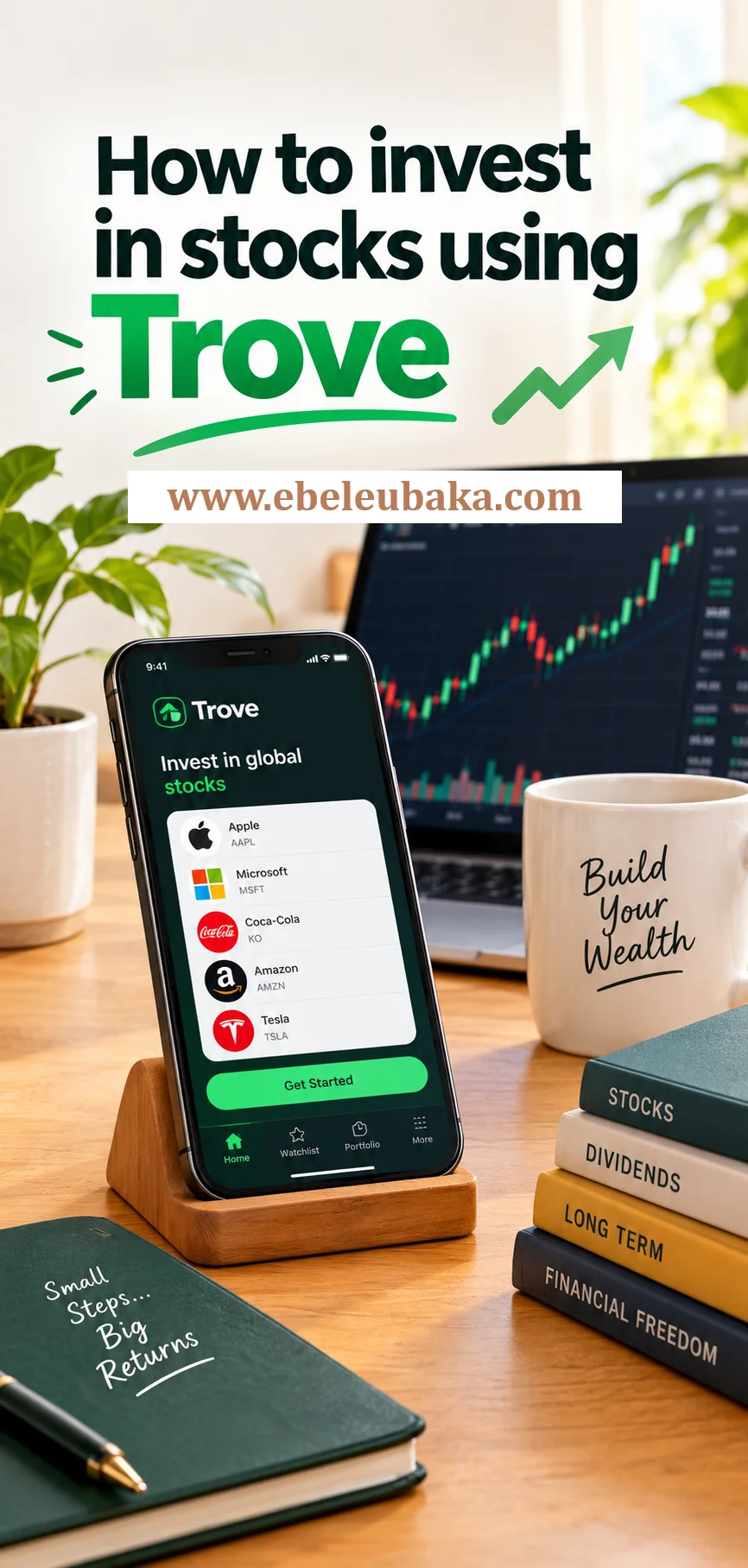 How to invest in stocks using Trove