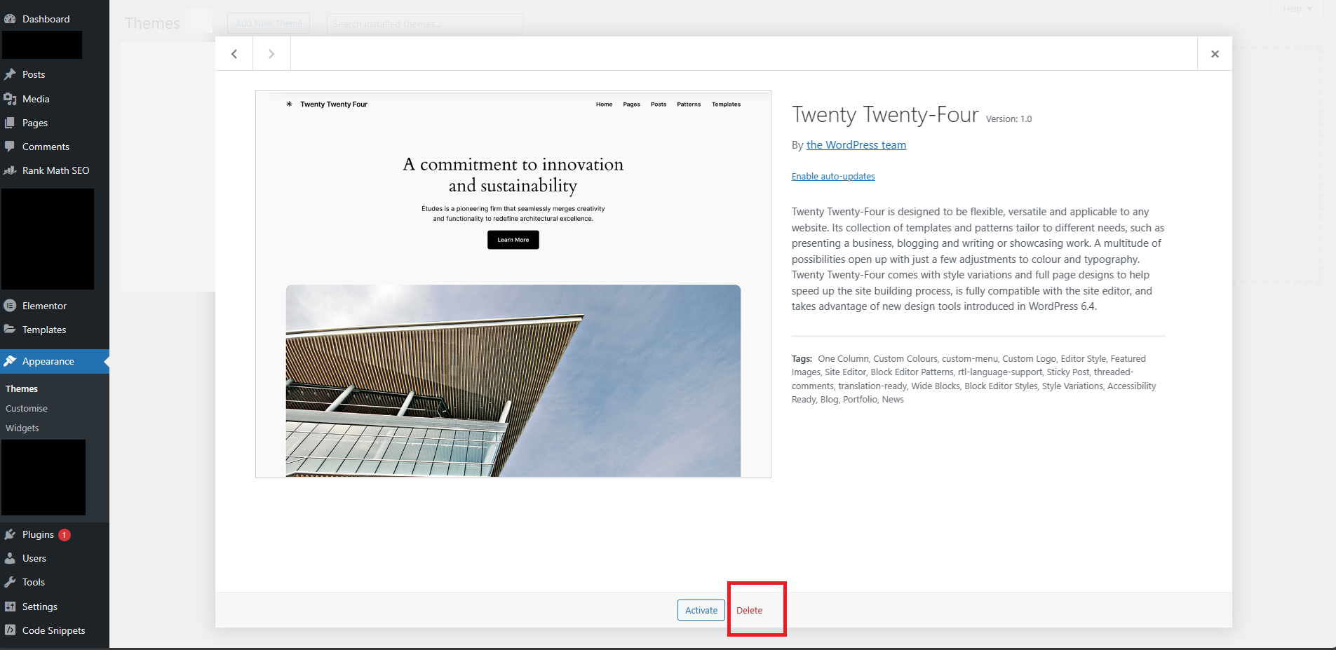 Install Your Blog Theme 4