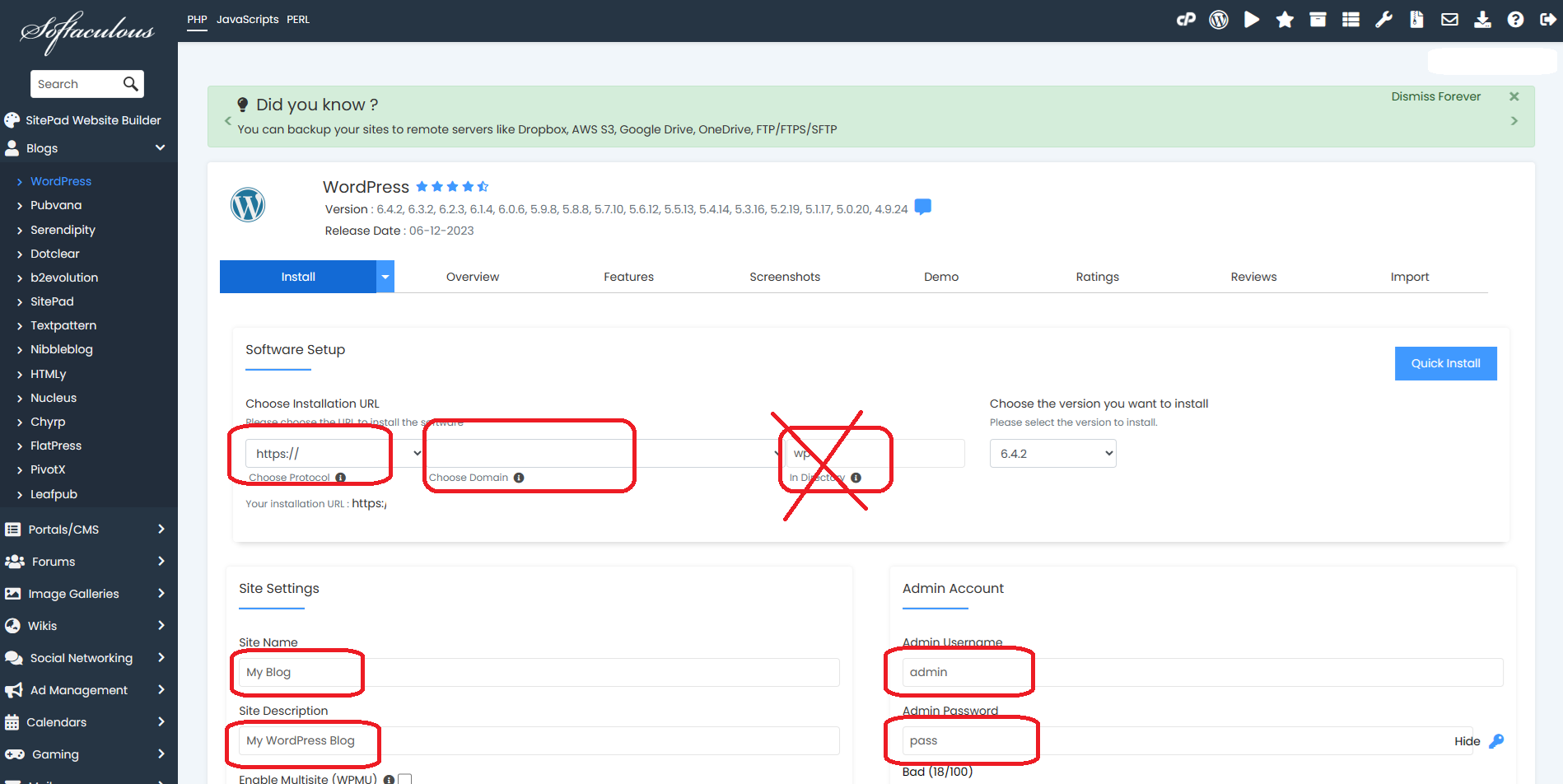 Install Your WordPress 3