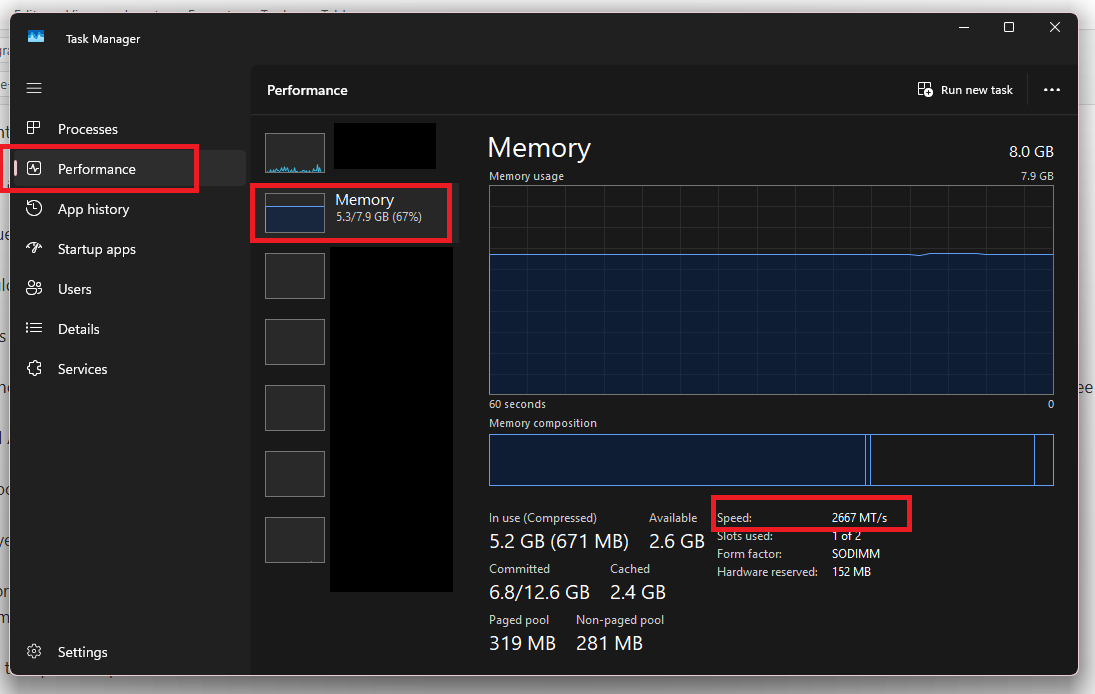 Laptop Upgrade - check your RAM's bus speed