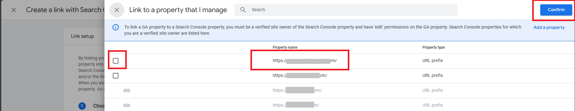 Link Google Search Console and Google Analytics 3