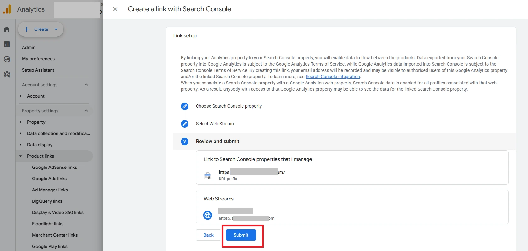Link Google Search Console and Google Analytics 8