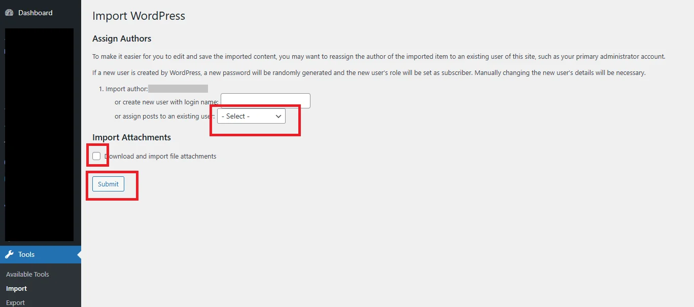 Reinstalling WordPress 7