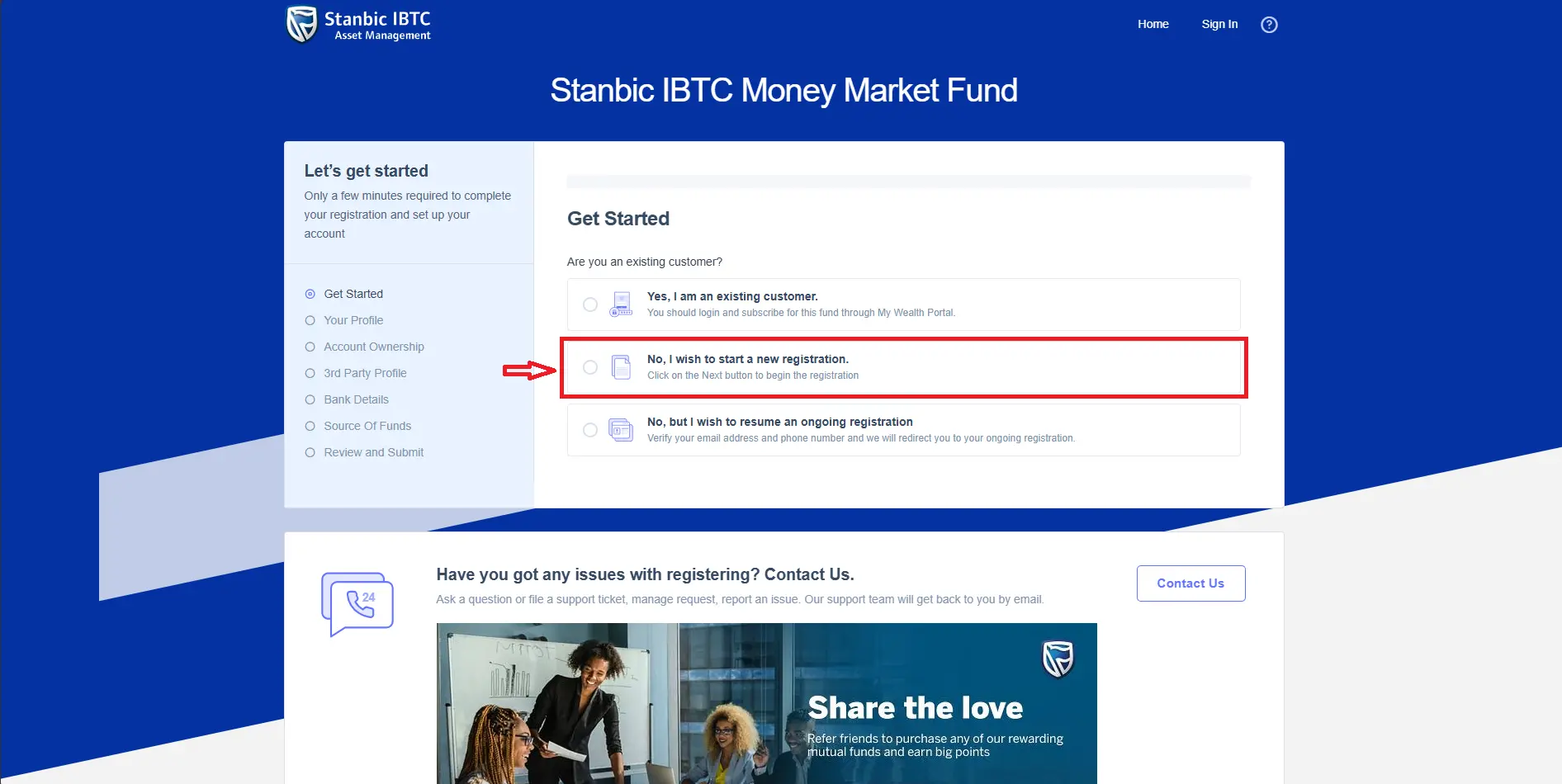 Screenshot from Stanbic 2