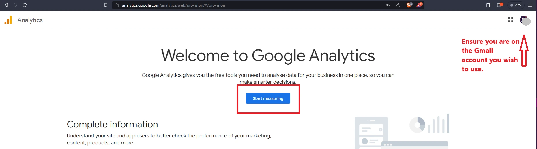 Setting Up Google Analytics 1