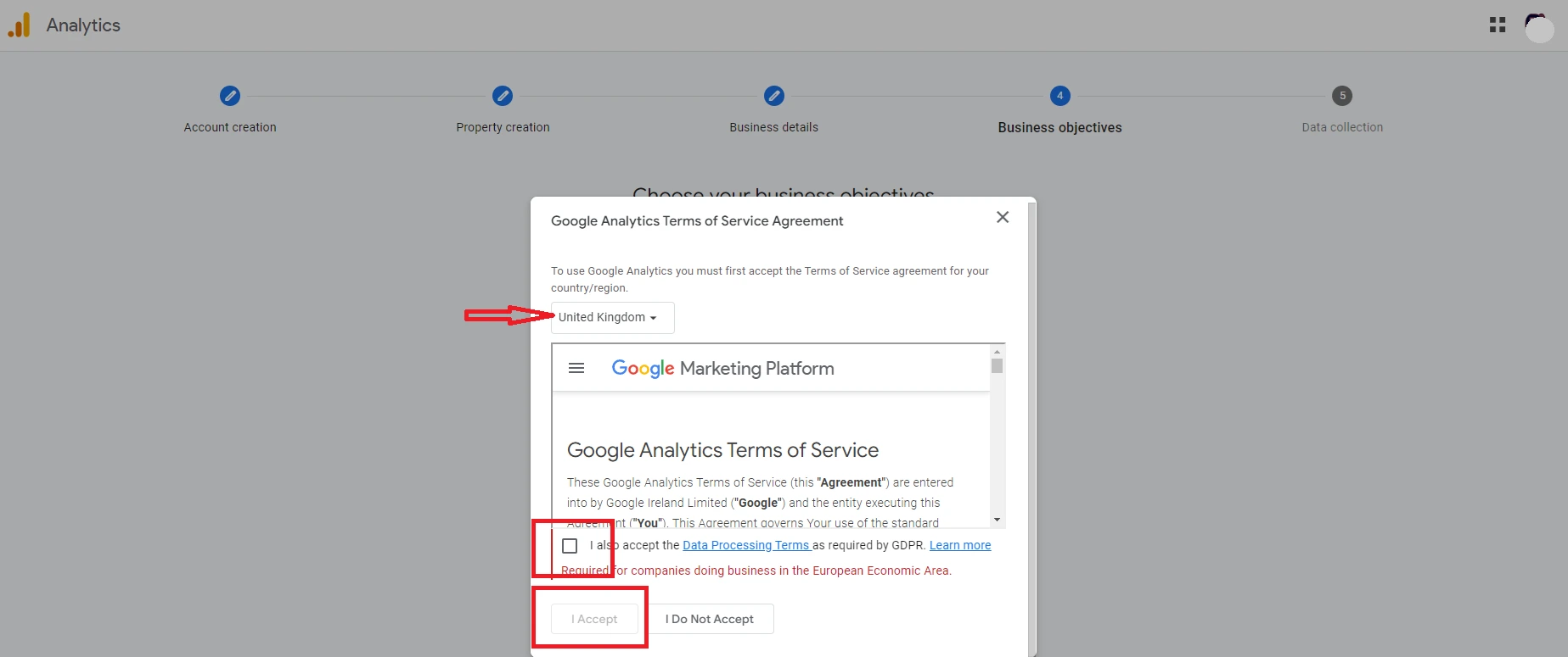 Setting Up Google Analytics 6