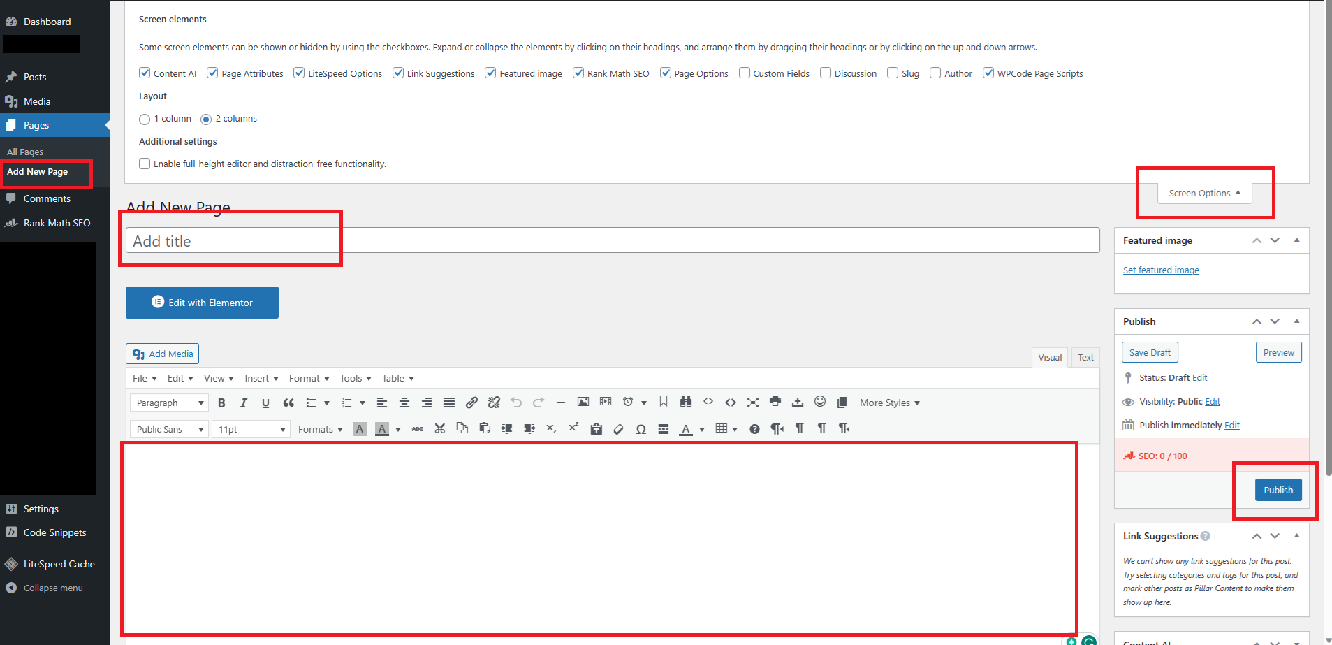 Setting up Required Blog Pages 1