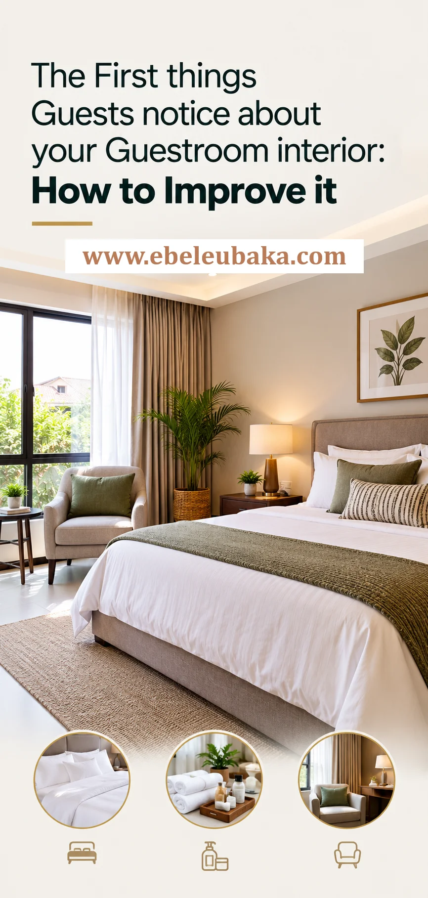 The First things Guests notice about your Guestroom interior, How to Improve it