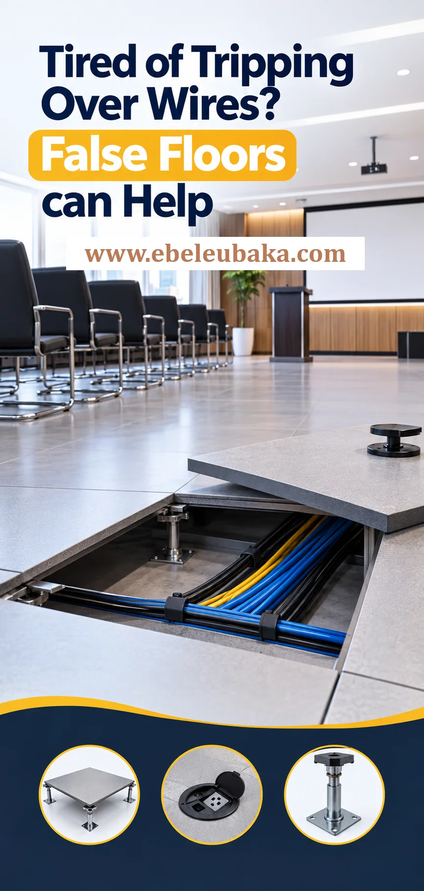 Tired of Tripping Over Wires, False Floors can Help 2